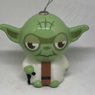 Hallmark Decoupage Ornament Disney Star Wars Yoda For Christmas Tree 3.  25 "