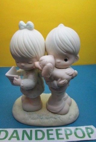 Precious Moments Enesco Puppy Love Is From Above 1987 106798 Gi Samuel Butcher