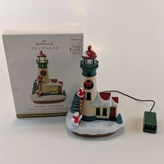 Hallmark Ornament Lighthouse 2012 Holiday Christmas Magic Cord
