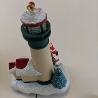 Hallmark Ornament Lighthouse 2012 Holiday Christmas Magic Cord 8