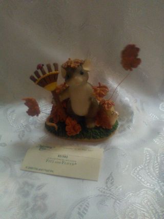 Charming Tails Change Is In The Air Autumn Fall Mouse Figurine