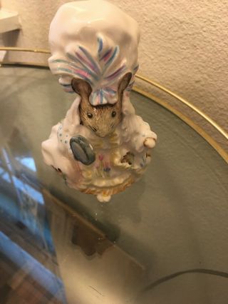 Vintage Royal Albert F Warne 1951 Beatrix Potter Figurine Lady Mouse 1989 