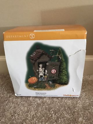 Dept 56 53068 Haunted Outhouse Halloween Series