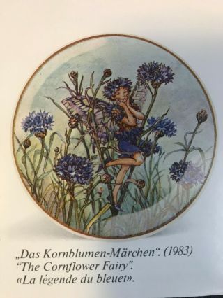 The Cornflower Fairy: Flower Fairy Series Lim Ed Collector Plates,  Villeroy&boch