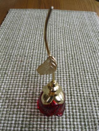 Vintage Avon Courting Rose Perfume Decanter - Empty
