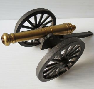 Miniature Brass & Cast Iron Civil War Cannon