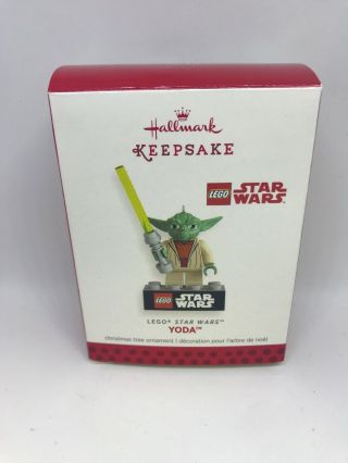 Star Wars Lego Yoda Hallmark Keepsake Ornament 2013