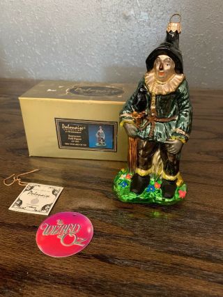 Polonaise Kurt S Adler Scarecrow Full Figure Wizzard Of Oz Ornament