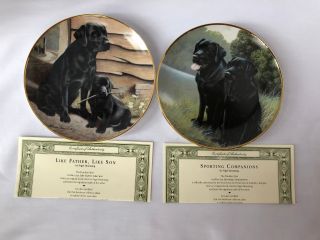 Nigel Hemming Set Of 2 Limited Edition Collectors Fine Porcelain Plates
