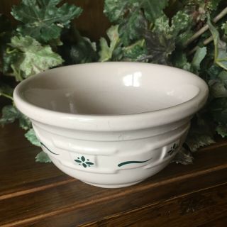 Longaberger Woven Traditions Heritage Green 6 1/2 " Mixing Bowl