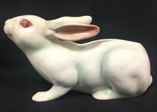 Vintage Lefton Bunny Rabbit Large Planter