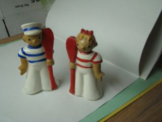 Vintage Salt & Pepper Shakers Boy & Girl Sailors.  Oh So Cute