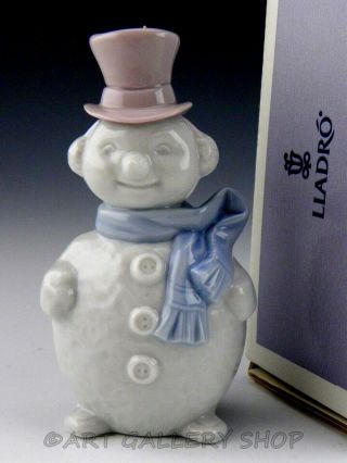 Lladro Figurine Christmas Ornament Snowman 5841 Retired
