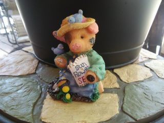 This Little Piggy Enesco Sow A Little Sunshine Enesco Tlp 1998 Figurine