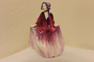 Royal Doulton Sweet Anne Porcelain Figurine,  Hn1496,  7 - 1/2 "