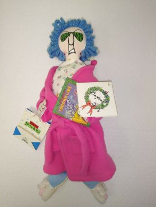 Hallmark Maxine Christmas Bah Humbug Stuffed Doll
