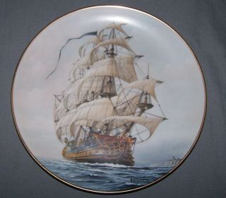 Royal Cornwall Legendary Ships Of The Seas " The Refanu " Plate - Limited Edition