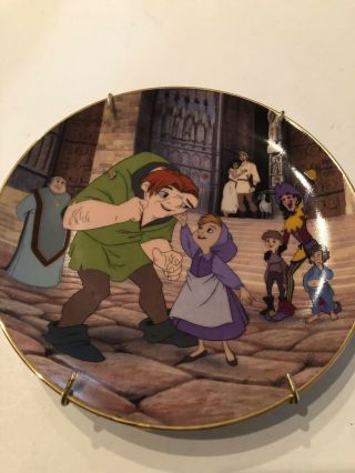 Touched By Love Collector Plate Hunchback Of Notre Dame Bradford Disney