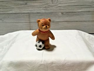 Vintage Enesco Lucy & Me Soccer Bear