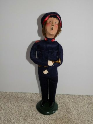 Byers Choice The Carolers Salvation Army Man With Trumpet 13 " 1993