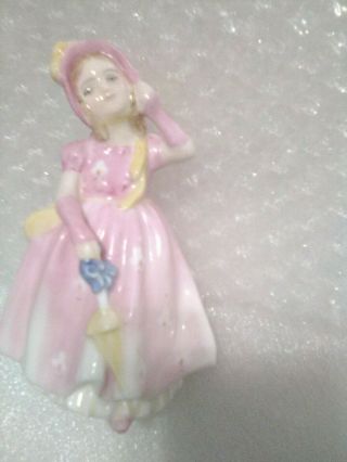 Royal Doulton Babie Figurine Pink Dress Southern Belle Made In England