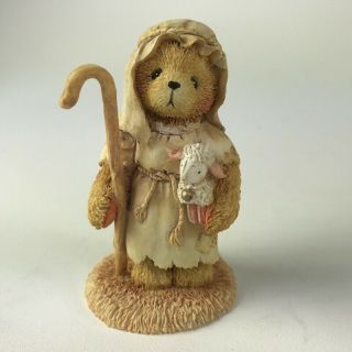 Cherished Teddies Little Lambs are in My Care Shepherd Christmas 950726 2