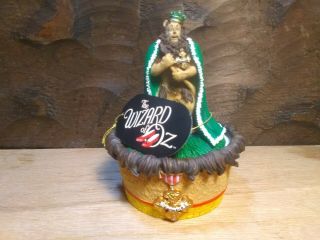 2010 Westland Giftware The Wizard Of Oz Cowardly Lion Lidded Trinket Item.