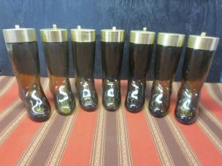 7 Avon Boot Bottles - Leather All Purpose Cologne … Empty