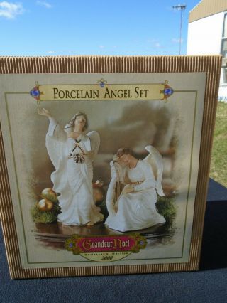 Grandeur Noel Porcelain Angel Set