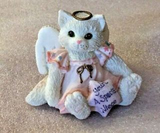 Enesco Angel Cat Figurine " You 