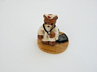 Penni Bears Miniature Figurine Medical Nurse Vintage 1990
