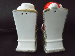 Vintage Rocking Chairs Santa & Mrs Claus Ceramic Salt & Pepper Shakers - Japan 4
