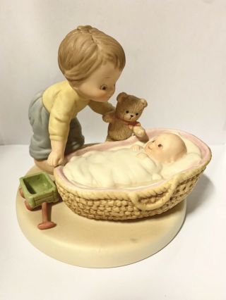 Enesco Memories Of Yesterday “now He Can Be Your Friend,  Too ” Figurine 115363