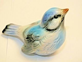 Vintage Goebel Blue Bird Porcelain Figurine Cv72,  West Germany,
