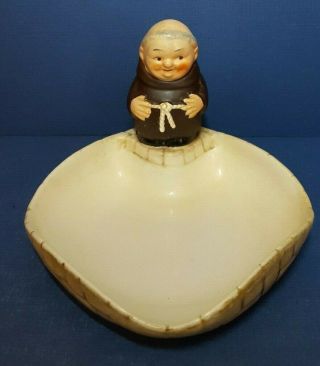 Vintage Goebel Friar Tuck Large Ashtray Zf 43/2,  Tmk 3