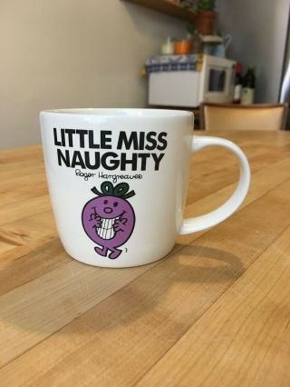 Roger Hargreaves Little Miss Naughty Mr.  Men Ceramic Coffee Mug Tea Cup - Great
