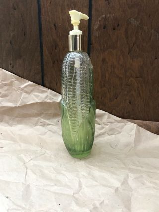 Vtg Avon Corn Shaped Soap,  Lotion Dispenser Bottle Pump 9 1/2 "