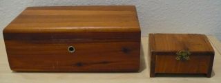 Vintage Small Lane Cedar Chest,  Second Small Wood Box