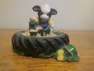 John Deere Mary’s Moo Moos Never Too Tired For Some Fun Holstein Cow In A Tire