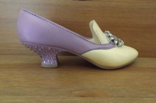 Just The Right Shoe By Raine 1998 Lavender Jeweled Heel Pump 25011 Willitts