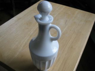 Vintage Avon Milk Glass Cruet Bottle