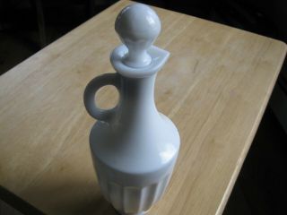 Vintage Avon Milk Glass Cruet Bottle 2