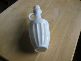 Vintage Avon Milk Glass Cruet Bottle 3