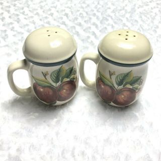APPLE Decorative Themed Salt And Pepper Shakers Kitchen Table S/P 3