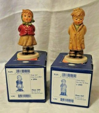 Hummel Figurines: Clear As A Bell And Too Shy To Sing