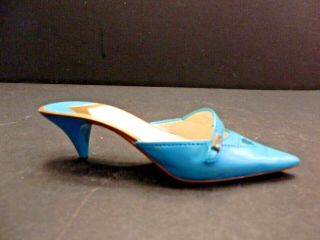 Just The Right Shoe By Raine 2002 " Material Girl " Pointed Toe Mule Euc