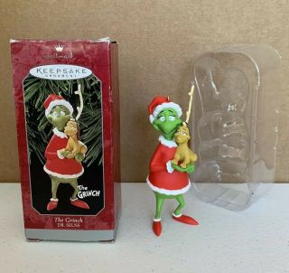 Hallmark Keepsake Dr.  Seuss " The Grinch " Christmas Ornament 1998