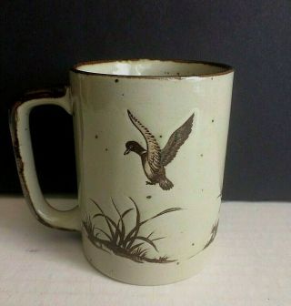 Vintage Otagiri Mallard Ducks Coffee Mug Tea Cup Japan