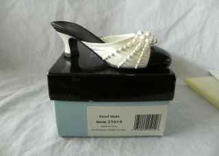Just The Right Shoe Pearl Mule 25010 Raine 1998