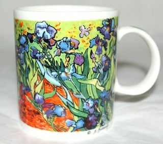 Chaleur Vincent Van Gogh Irises Ceramic Coffee Mug Master Impressionists Artist